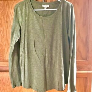Maison Jules Long Sleeve T-Shirt Olive